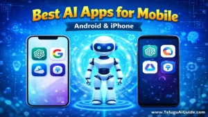 10 Best AI Apps for Mobile 2026 మీ స్మార్ట్‌ఫోన్‌ను పవర్‌ఫుల్ గా మార్చే అద్భుతమైన ఏఐ యాప్స్!
