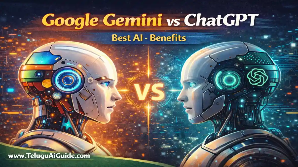 Google Gemini vs ChatGPT ఏది బెస్ట్ తెలుగులో పూర్తి వివరాలు (2026)