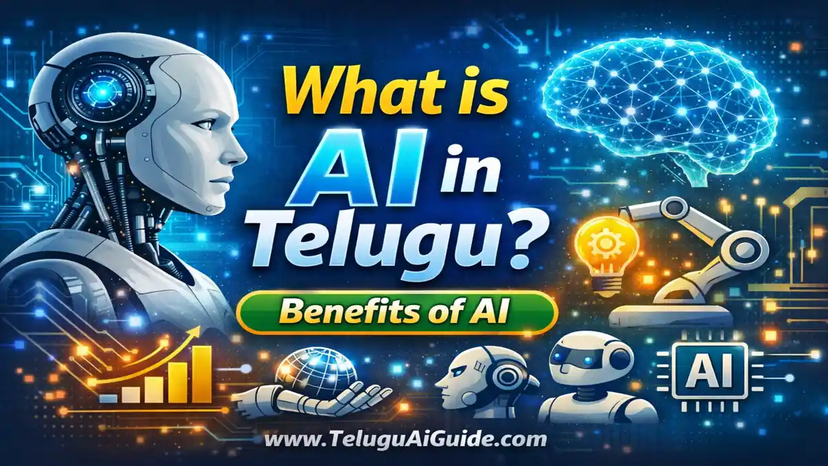 What is AI in Telugu AI అంటే ఏమిటి 10 అద్భుతమైన లాభాలు!