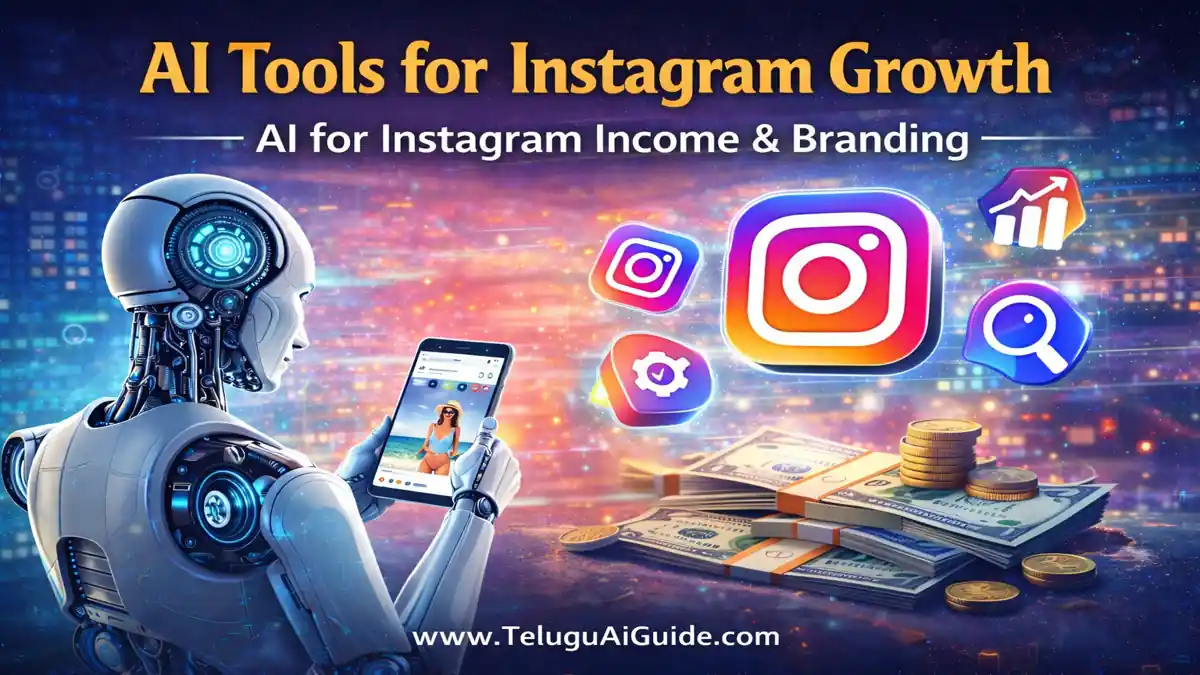 15 Incredible AI Tools for Instagram Growth 2026 Followers & Income పెంచడానికి టాప్ టూల్స్