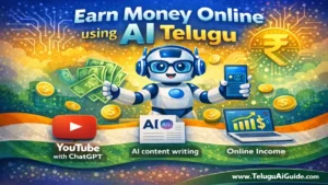 Earn Money Online Using AI Telugu 2026 లో అద్వితీయమైన మార్గాలు!